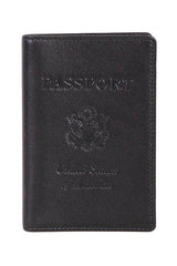 Scully BLACK PASSPORT COVER - Flyclothing LLC