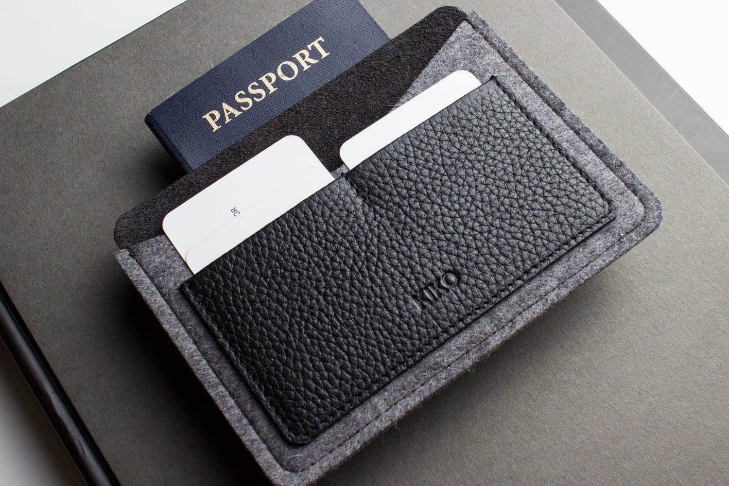 Kiko Leather Passport Holder - Flyclothing LLC