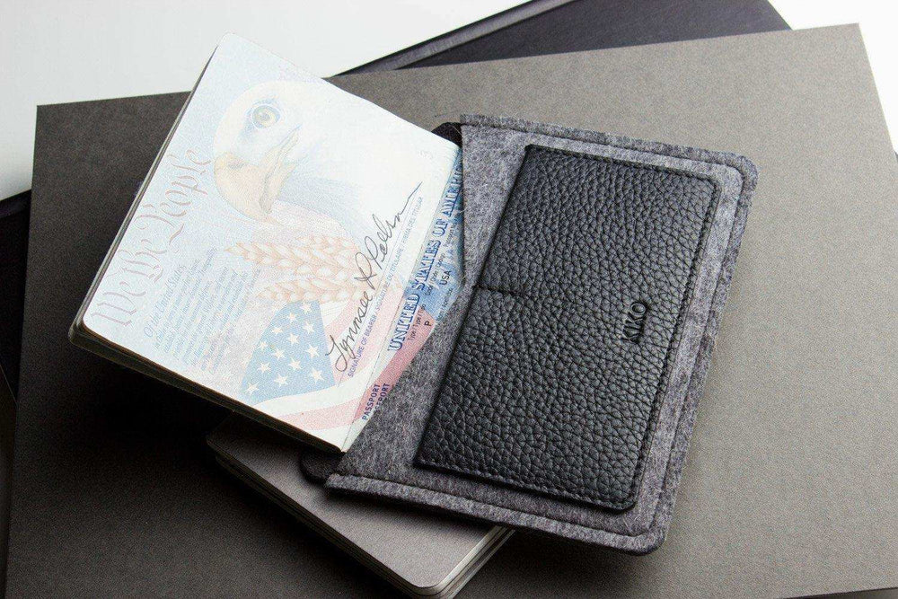 Kiko Leather Passport Holder - Kiko - Flyclothing LLC