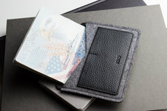Kiko Leather Passport Holder - Kiko