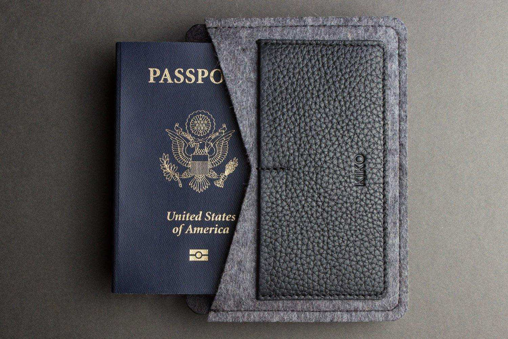 Kiko Leather Passport Holder - Kiko - Flyclothing LLC