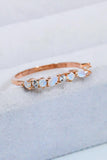 Moonstone and Zircon Decor Ring - Trendsi