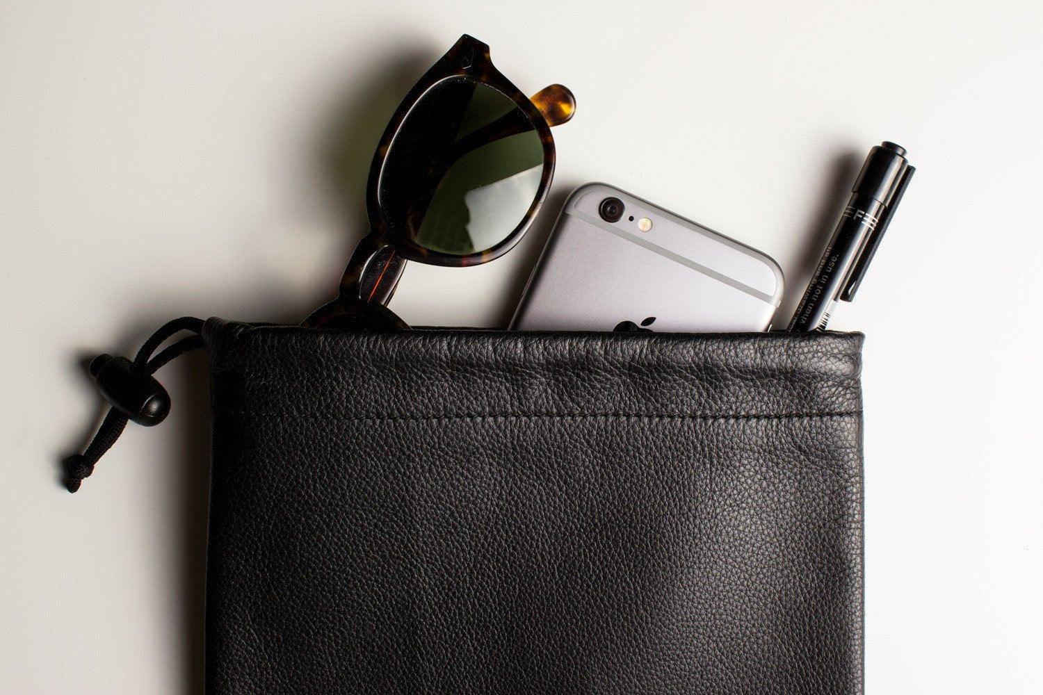 Kiko Leather Accessory Pouch - Kiko
