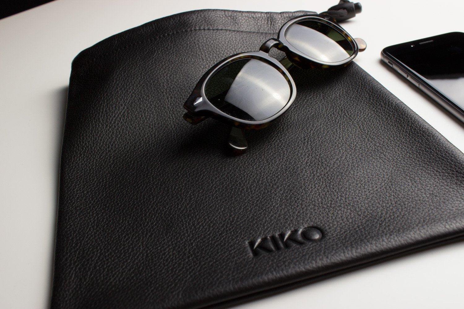 Kiko Leather Accessory Pouch - Kiko