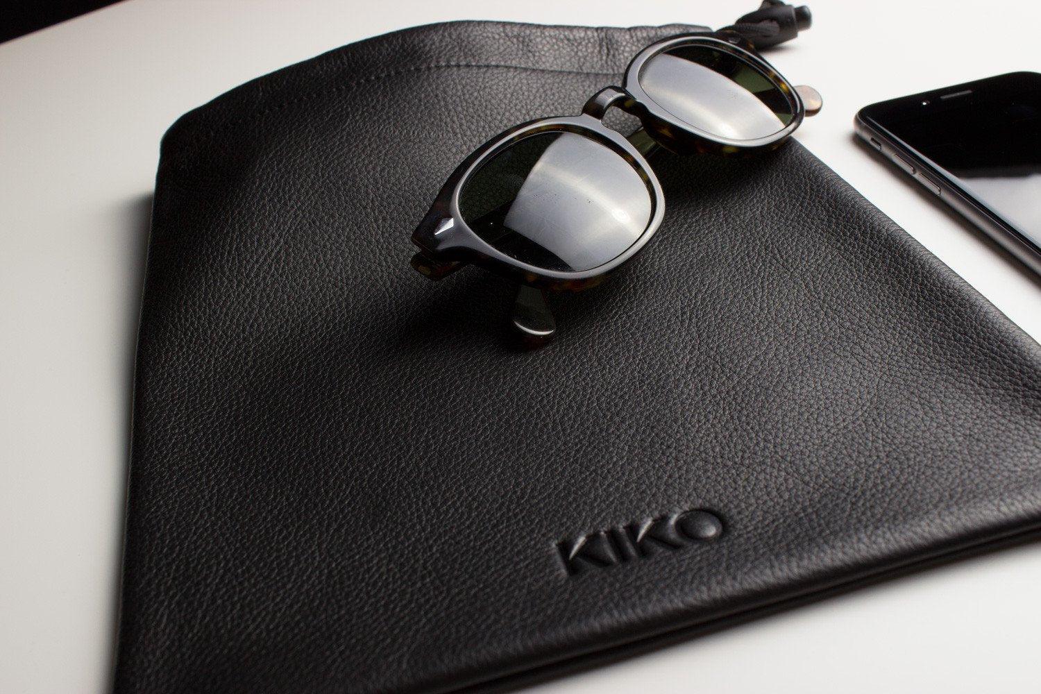 Kiko Leather Accessory Pouch - Flyclothing LLC
