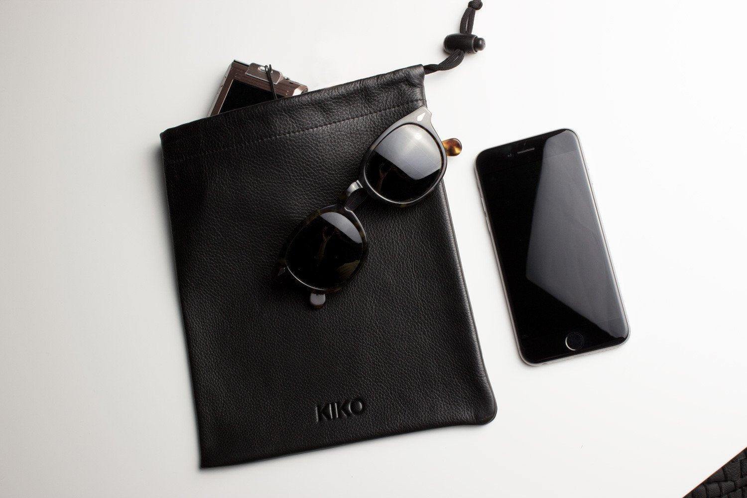 Kiko Leather Accessory Pouch - Kiko