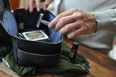 Kiko Leather Dopp Kit - Kiko
