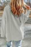 Dropped Shoulder Collared Jacket - Trendsi - Flyclothing LLC