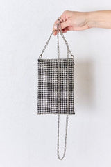 Forever Link Rhinestone Mini Crossbody Bag - Trendsi