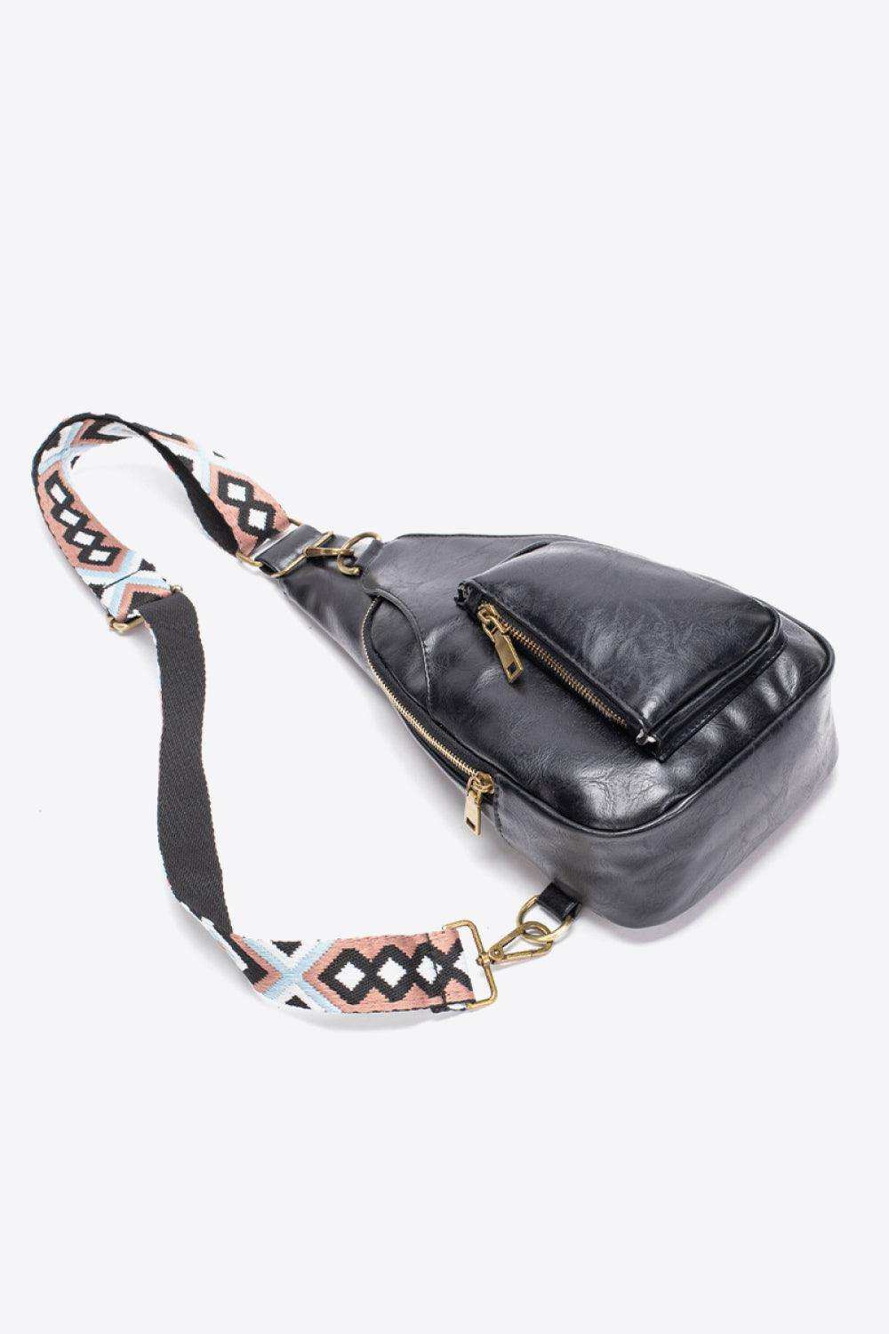All The Feels PU Leather Sling Bag - Trendsi - Flyclothing LLC