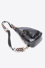 All The Feels PU Leather Sling Bag - Trendsi
