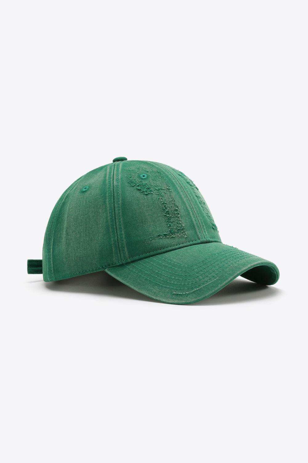 Distressed Adjustable Baseball Cap - Trendsi - Flyclothing LLC
