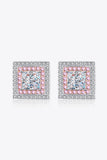 Moissanite Square Stud Earrings - Flyclothing LLC