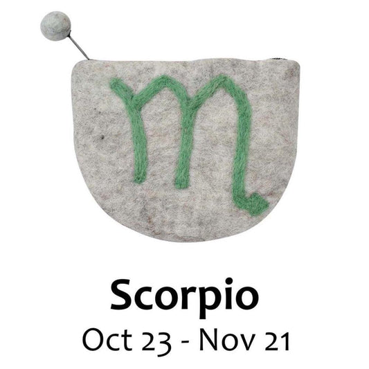 Felt Scorpio Zodiac Clutch - Global Groove Direct