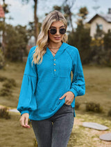 Cable-Knit Dropped Shoulder Hoodie - Trendsi - Flyclothing LLC