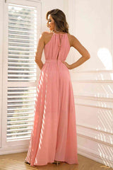Tied Cutout Sleeveless Maxi Dress - Trendsi - Flyclothing LLC