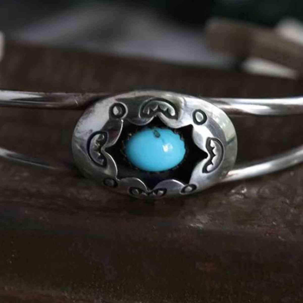 Turquoise Open Bracelet - Trendsi - Flyclothing LLC