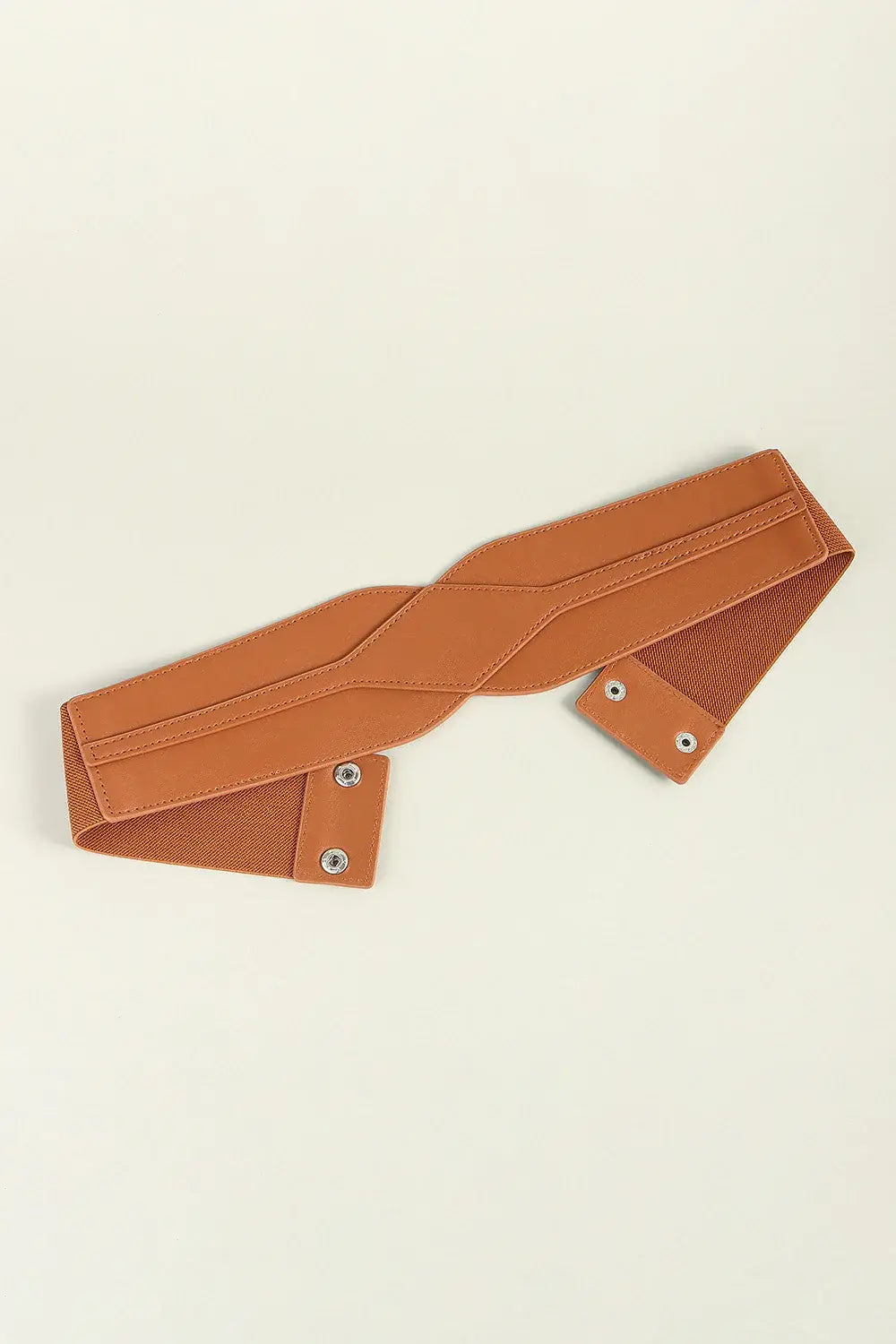 Elastic Wide PU Belt - Trendsi - Flyclothing LLC