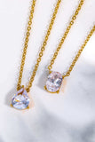 Stainless Steel Geometrical Shape Necklace - Trendsi - Flyclothing LLC