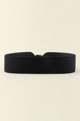Elastic Wide PU Belt - Trendsi - Flyclothing LLC