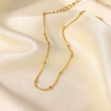 Stainless Steel Bead Anklet - Trendsi - Flyclothing LLC