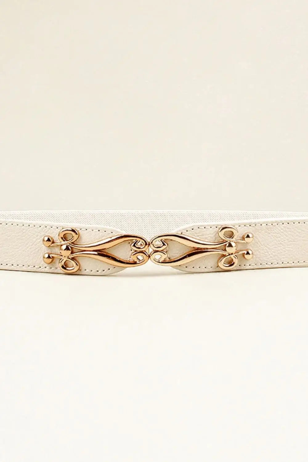 Alloy Buckle Elastic Belt - Trendsi - Flyclothing LLC