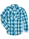 Women's Ely Cattleman Plaid Western Snap Shirt