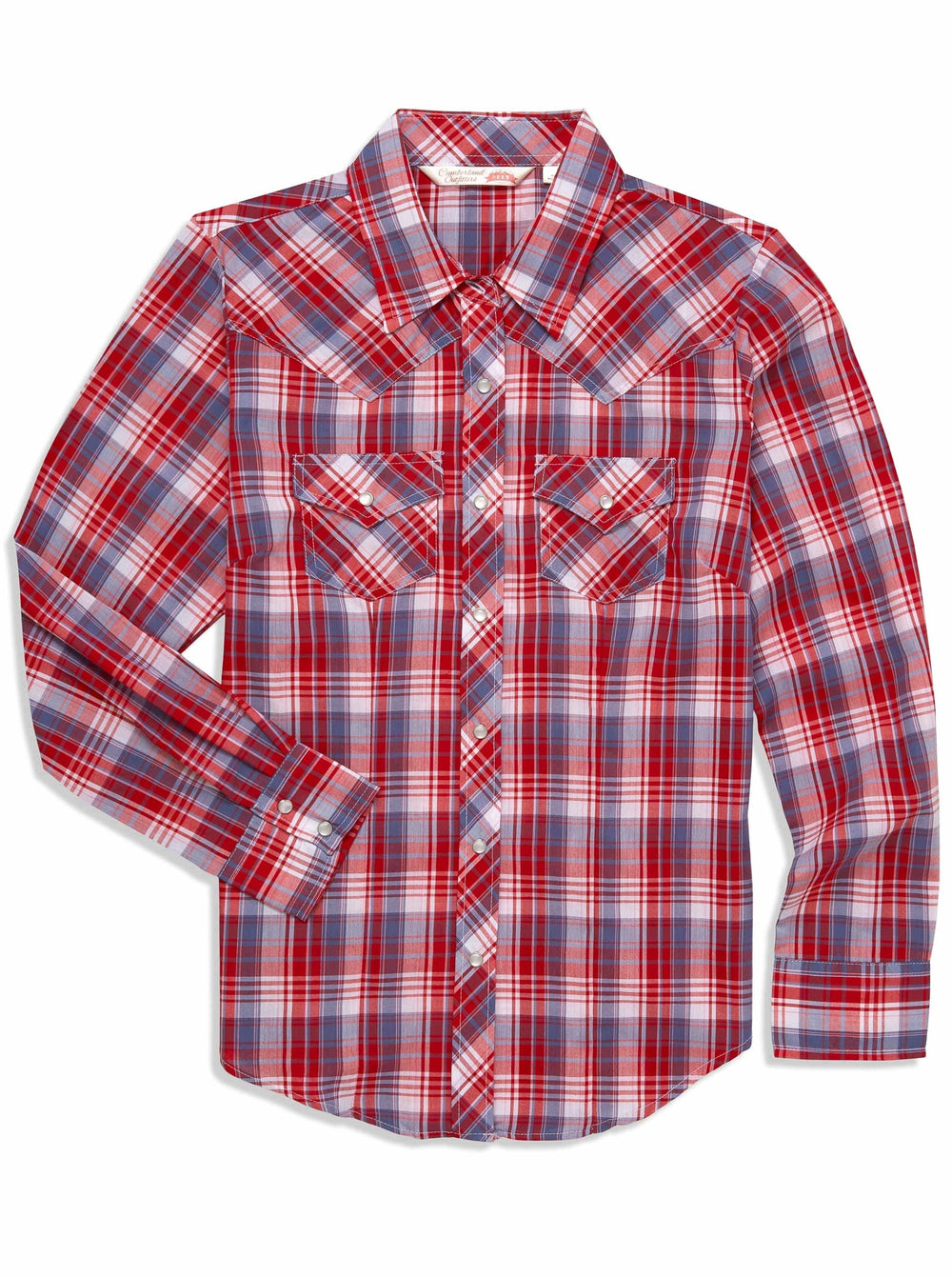Women's Ely Cattleman Plaid Western Snap Shirt - Ely Cattleman - Flyclothing LLC