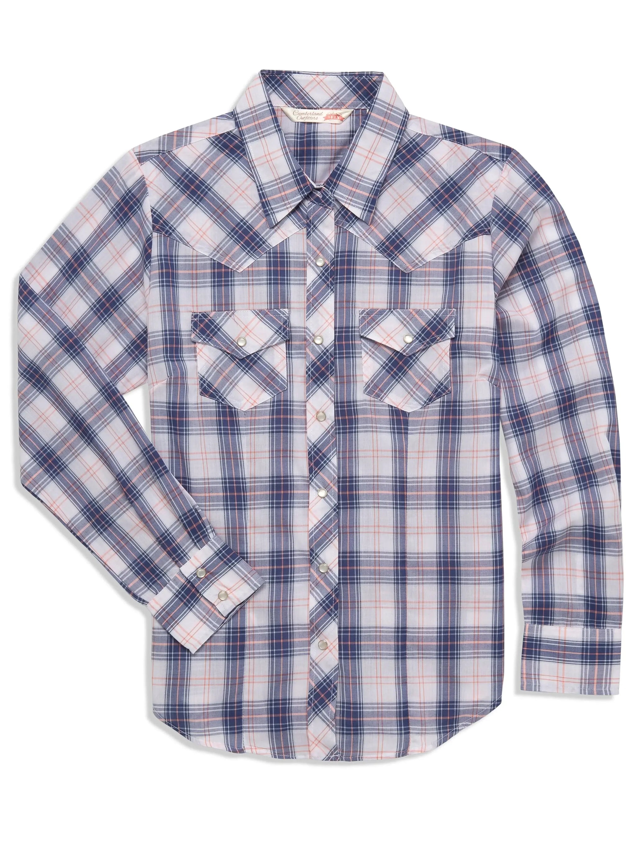Women's Ely Cattleman Plaid Western Snap Shirt - Ely Cattleman - Flyclothing LLC