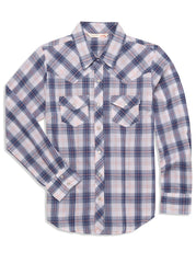 Women's Ely Cattleman Plaid Western Snap Shirt - Flyclothing LLC