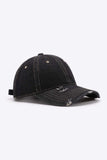Distressed Adjustable Baseball Cap - Trendsi - Flyclothing LLC