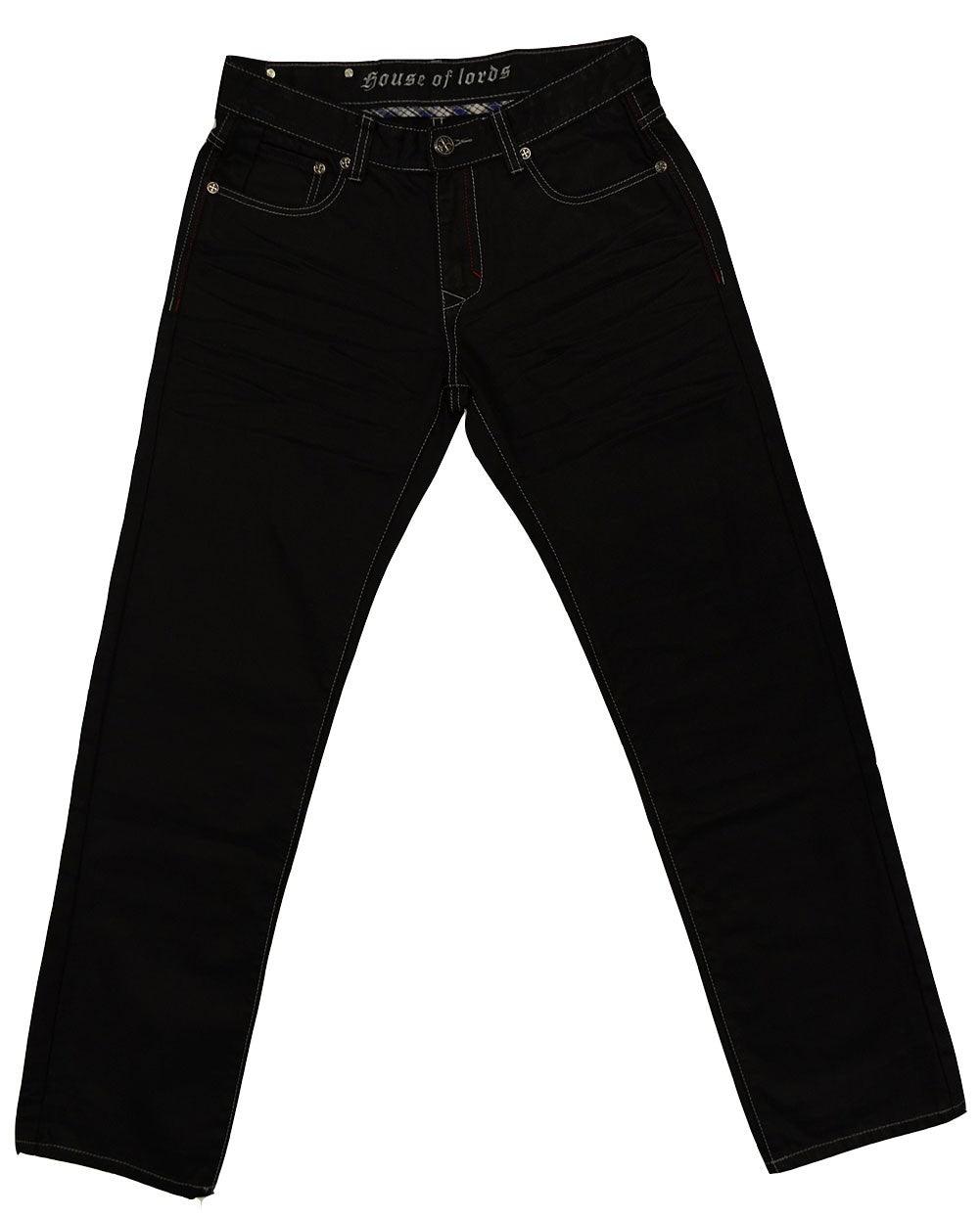 House of Lords Black Denim Jeans - Flyclothing LLC