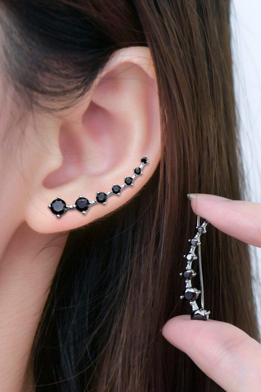 1.9 Carat Moissanite 925 Sterling Silver Earrings - Trendsi