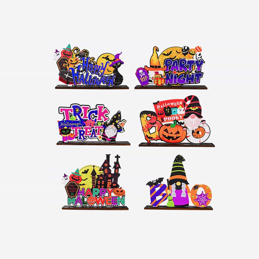 Assorted 2-Piece Halloween Element Ornaments - Trendsi - Flyclothing LLC