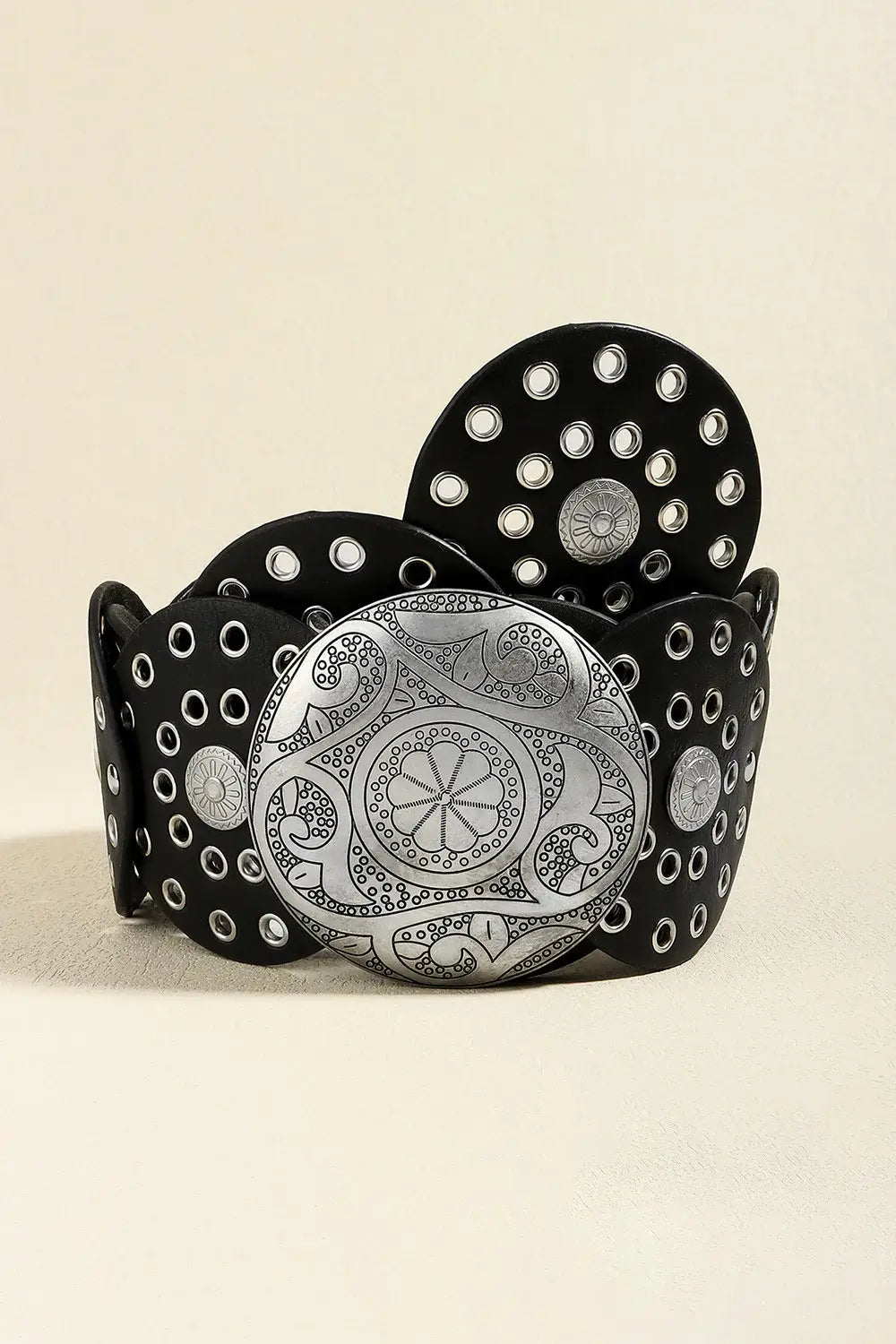 Vintage PU Leather Wide Belt - Trendsi - Flyclothing LLC