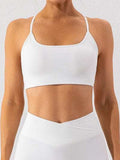 Spaghetti Strap Active Bra - Trendsi - Flyclothing LLC