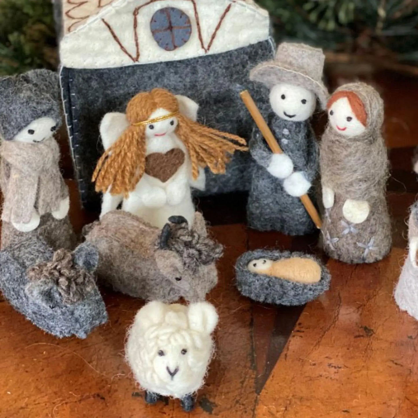 Felted Nativity 12-Piece Set - Global Groove Direct - Flyclothing LLC