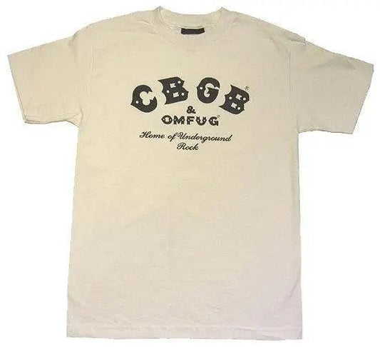CBGB White Classic T-Shirt - CBGB Clothing
