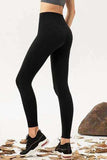 High Waist Skinny Active Pants - Trendsi - Flyclothing LLC