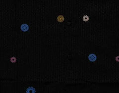 Positano Navy Dot Shirt - Positano Clothing