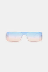 Polycarbonate Frame Rectangle Sunglasses - Trendsi - Flyclothing LLC
