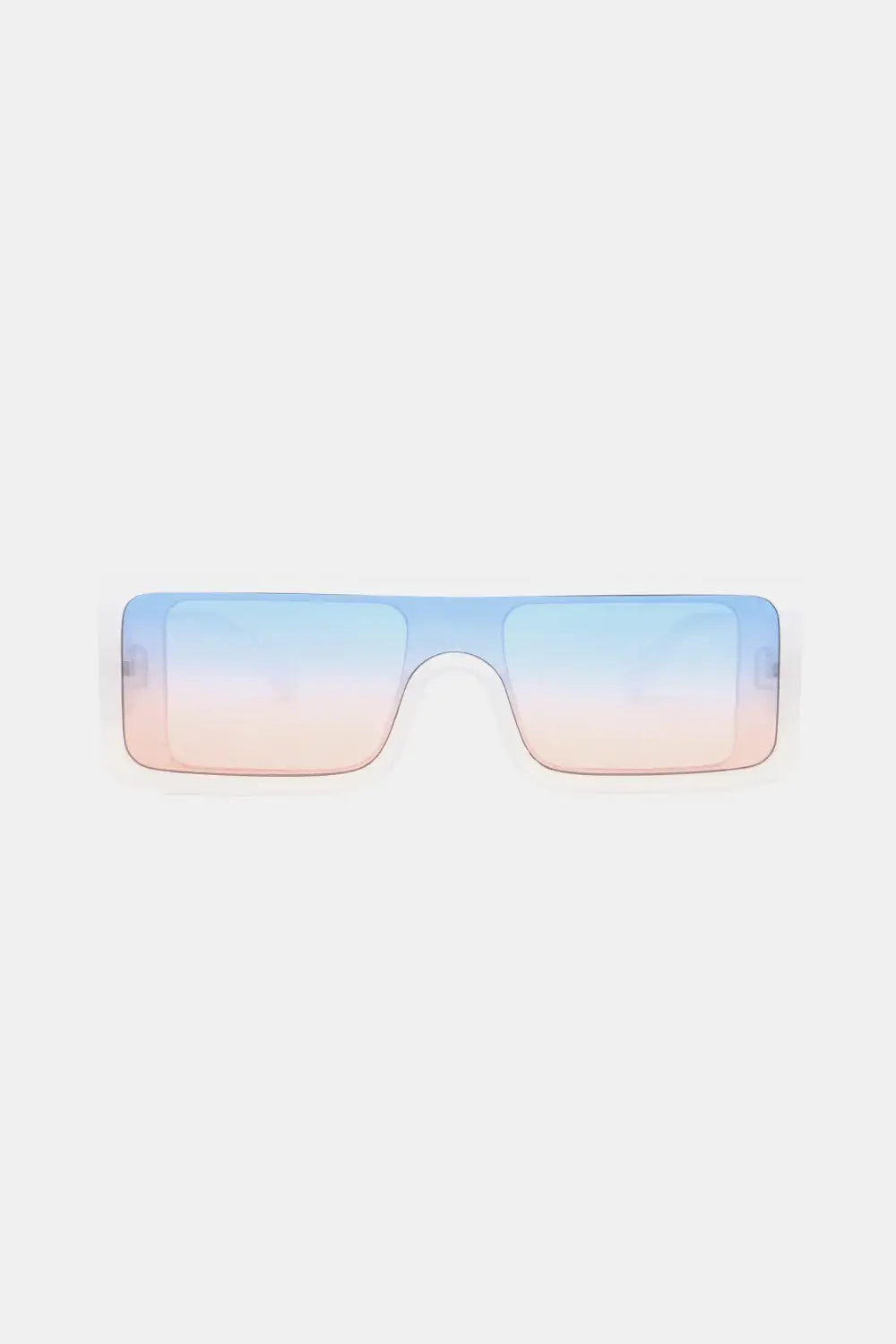 Polycarbonate Frame Rectangle Sunglasses - Trendsi - Flyclothing LLC