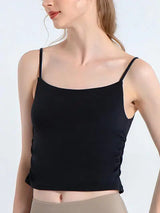 Ruched Sports Cami - Trendsi - Flyclothing LLC