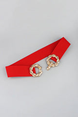 Zinc Alloy Buckle Elastic Belt - Trendsi - Flyclothing LLC