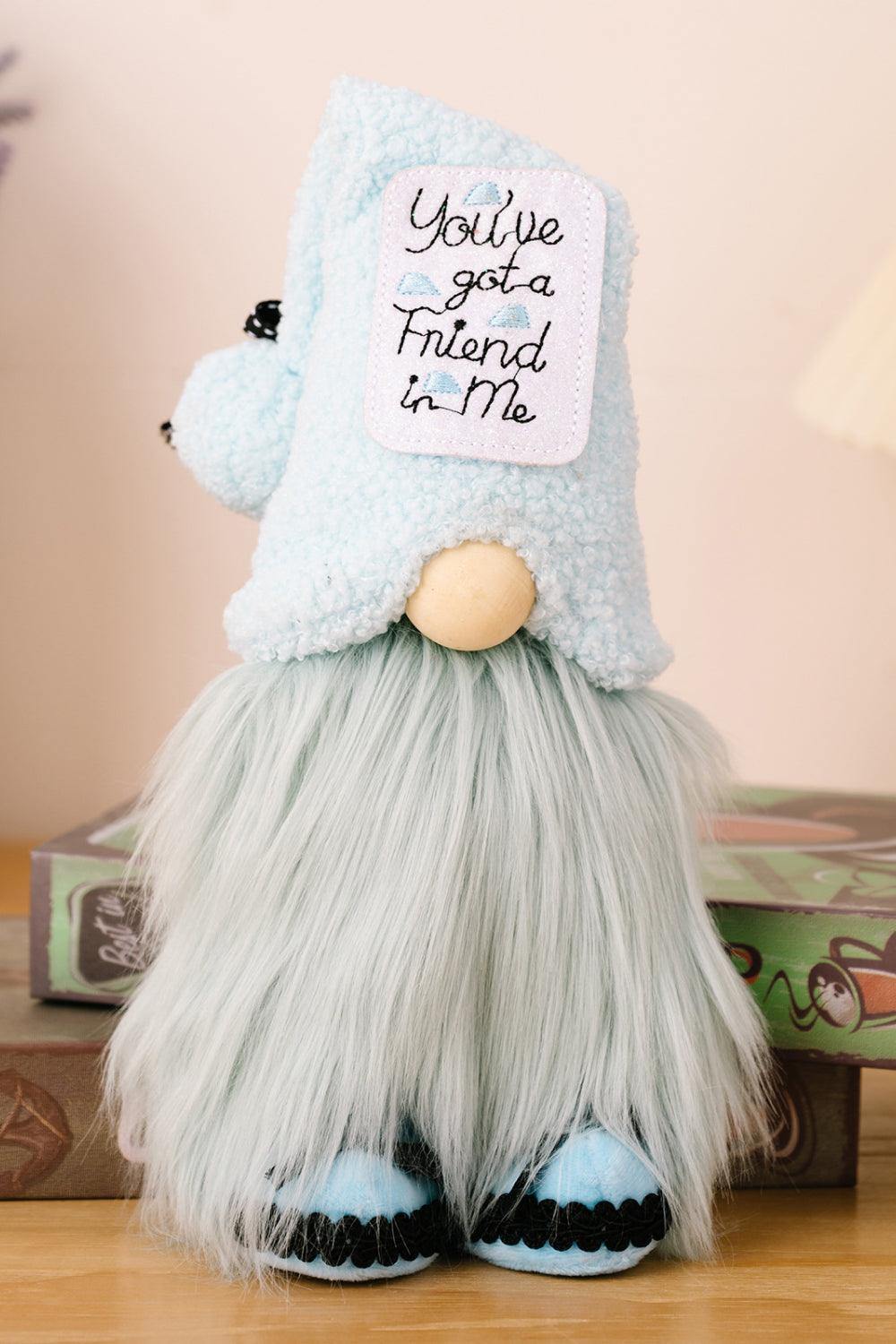 Mother's Day Pom-Pom Trim Faceless Gnome - Trendsi