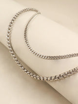 Double-Layered Metal Chain Belt - Trendsi - Flyclothing LLC