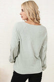 V-Neck Spliced Lace Top - Trendsi - Flyclothing LLC