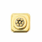 Floral Abstract Adjustable Brass Ring - Asha Handicrafts - Flyclothing LLC
