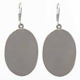 Banded Abalone Oval Earrings - Artisana