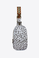 Printed PU Leather Sling Bag - Trendsi